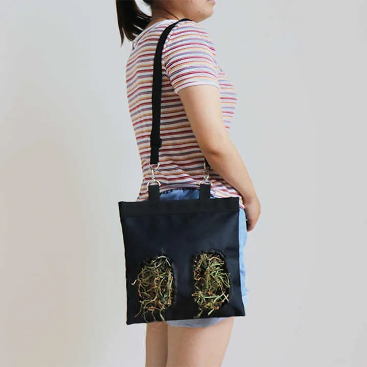 الحيوانات الأليفة أرنب القش حقيبة التخزين . Pet Rabbit Straw Storage Bag