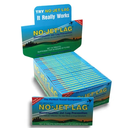 32 Tablet No Jet Lag Remedy Pills Fly Homeopathic Flight Travel Jet Lag Relief