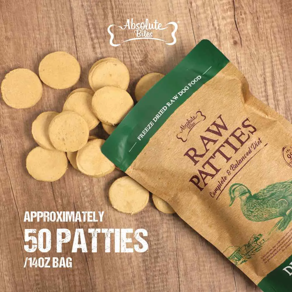 37% OFF: Absolute Bites Beef Grain-Free Freeze-Dried Raw Dog Food 14oz