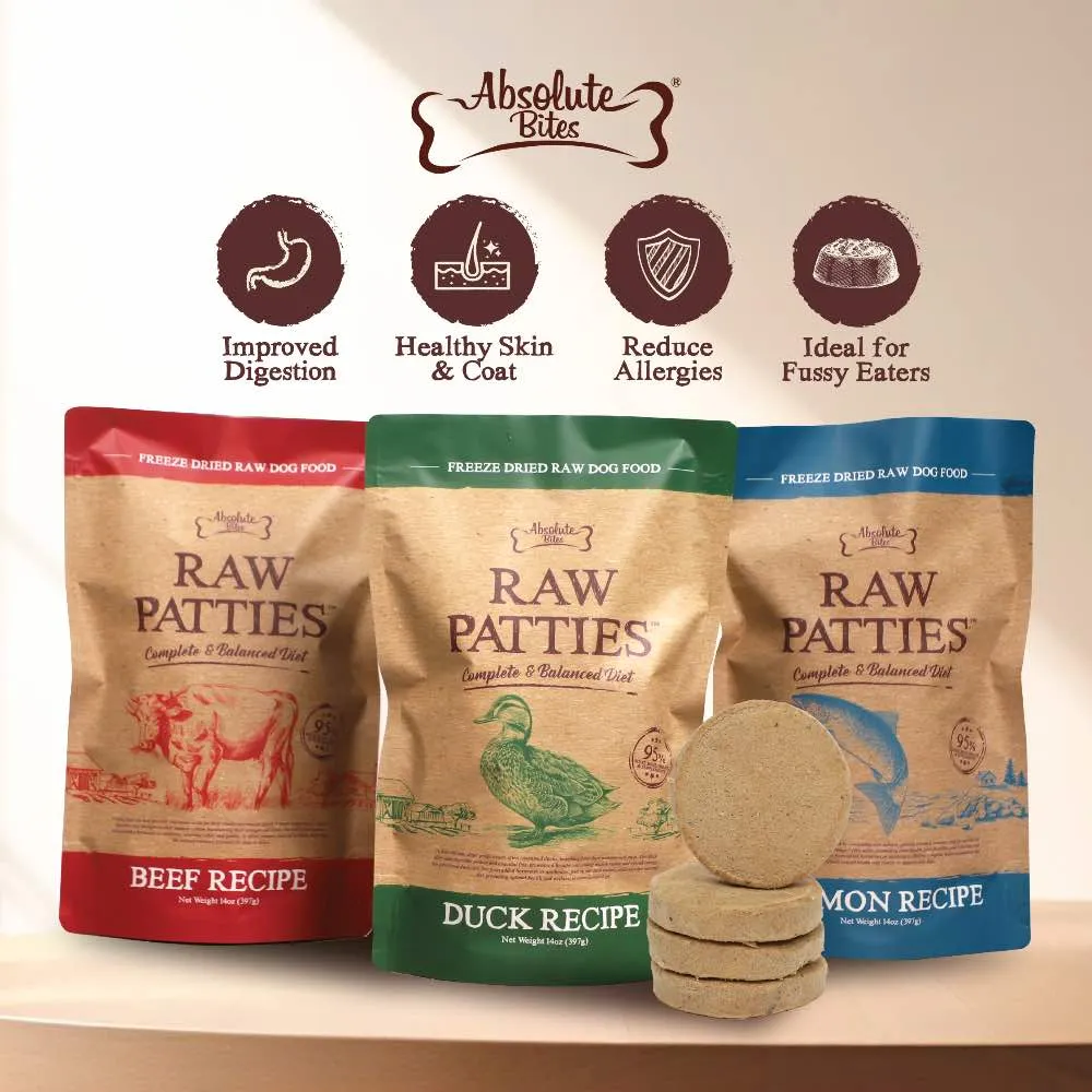 37% OFF: Absolute Bites Quail Grain-Free Freeze-Dried Raw Dog Food 14oz