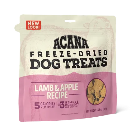 Acana Lamb & Apple Freeze-Dried Dog Treats 3.25oz.
