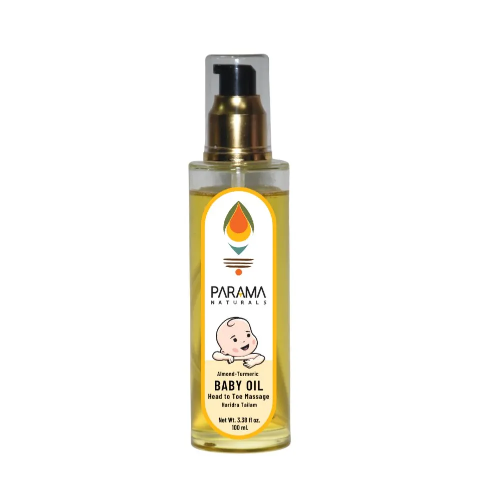 Almond-Turmeric Baby Oil Head to Toe Massage- 100ml