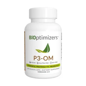 BiOptimizers P3-OM Proteolytic Prebiotics & Probiotics 120 Veg Caps