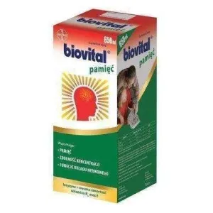 Biovital memory liquid 650ml, vitamins for memory
