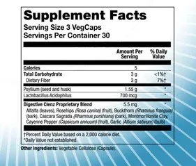 Body Gold Digestive Clenz 90 Capsule