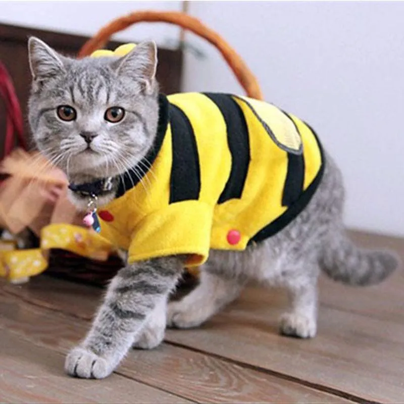 Cat's Cute Soft Bee Costume