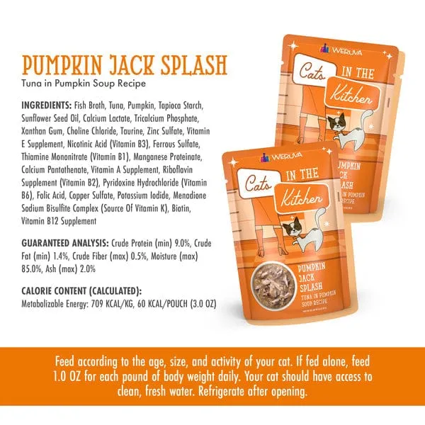 Cats in the Kitchen Pumpkin Jack Splash Pouch Cat Food