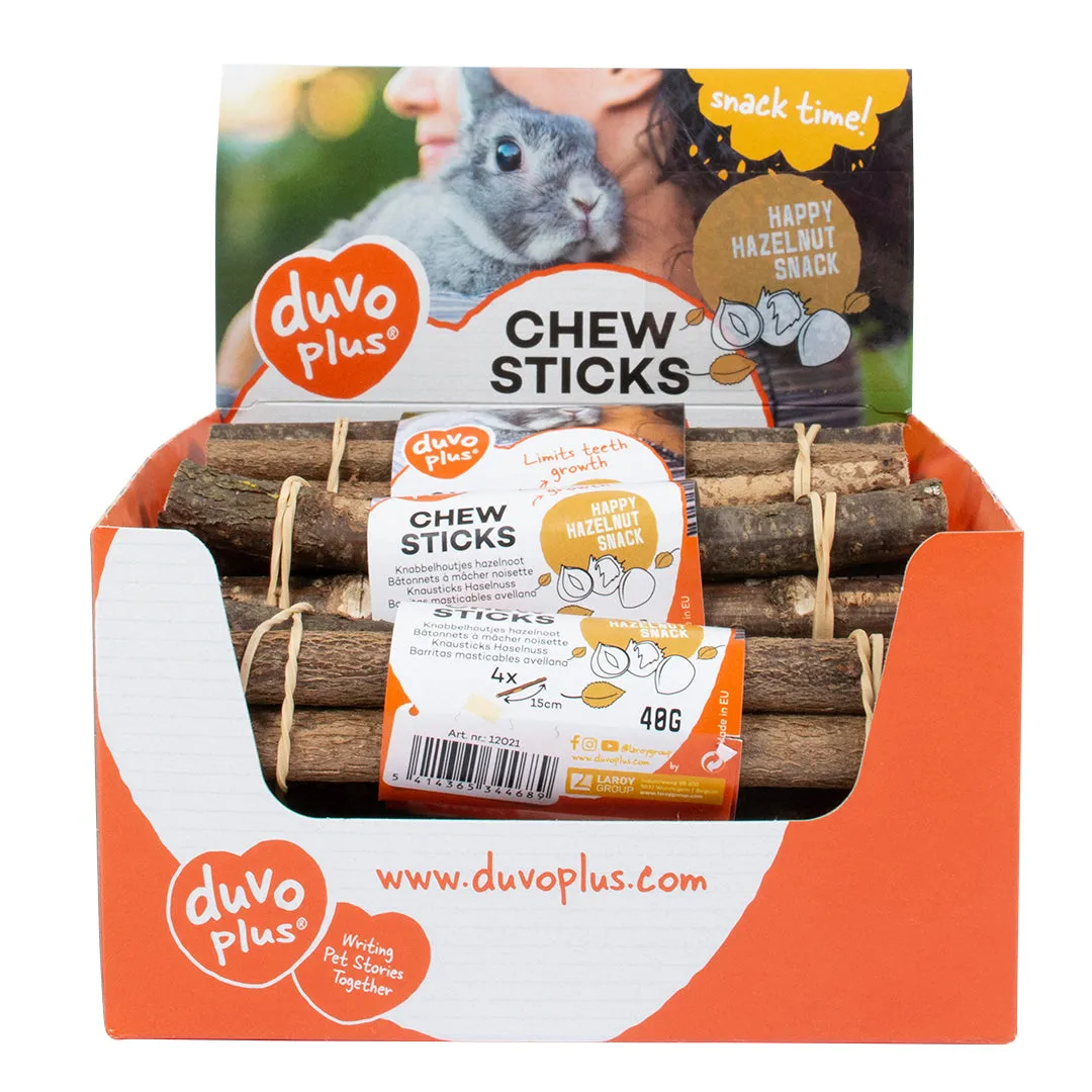 CHEW STICKS HAZELNUT 4ST