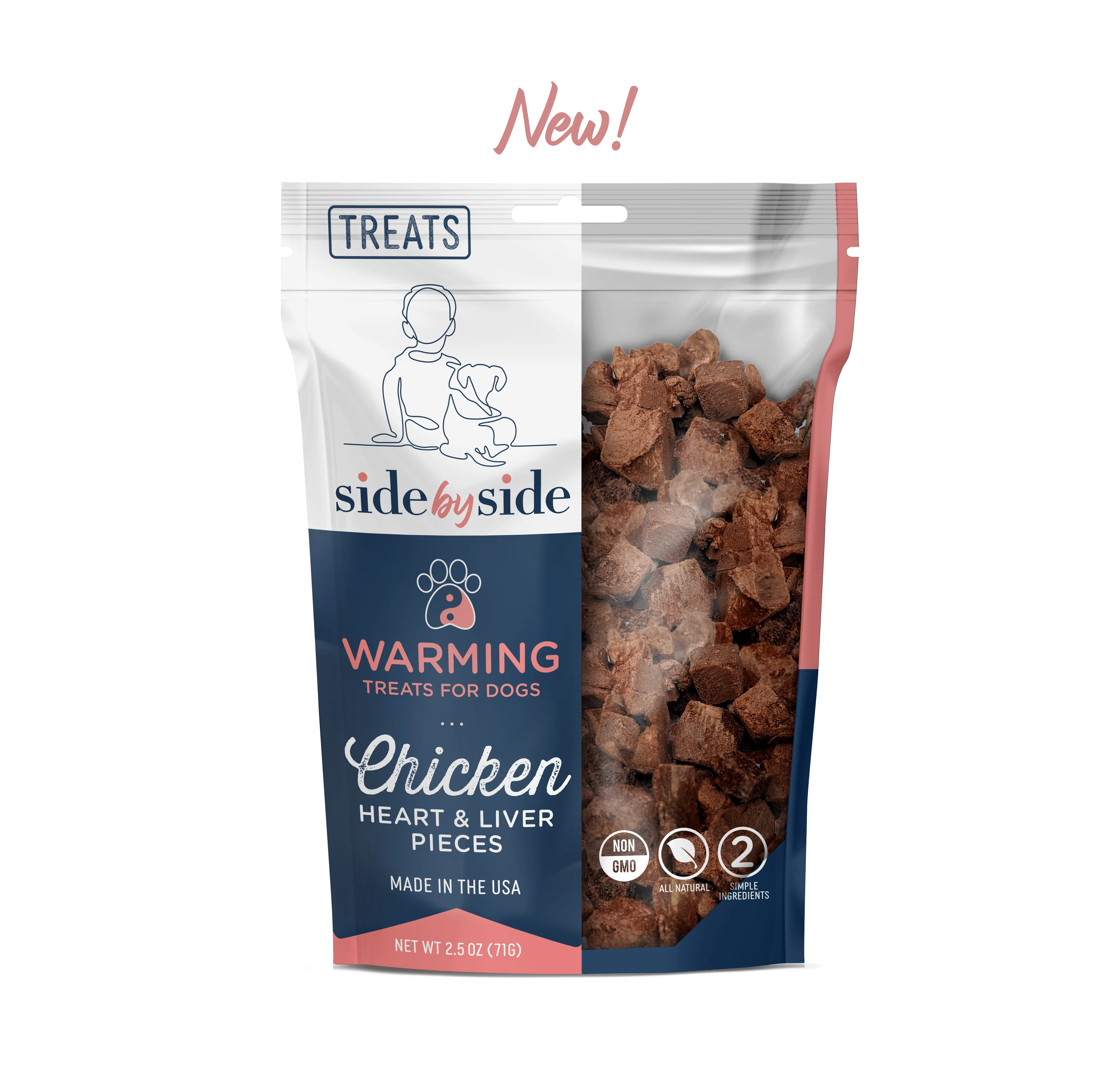 Chicken Heart & Liver Pieces Treats (Warming)