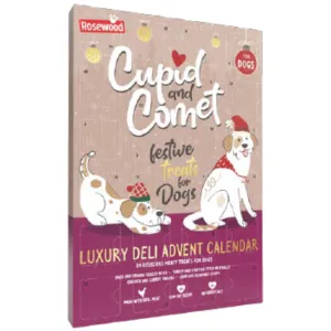 Christmas Cupid & Comet Luxury Deli Advent Calendar for Dogs