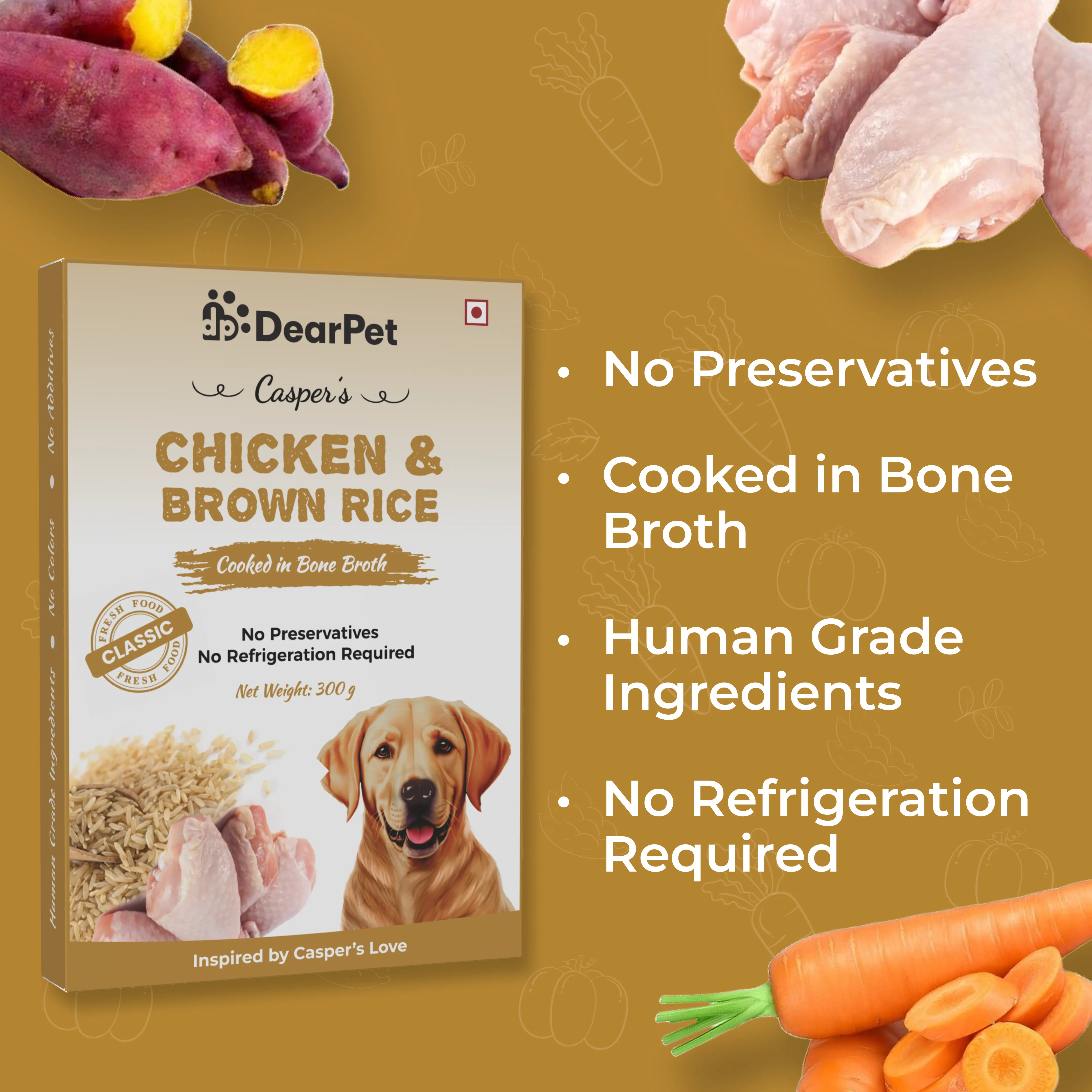 DearPet Classic Chicken and Brown Rice Dog Food
