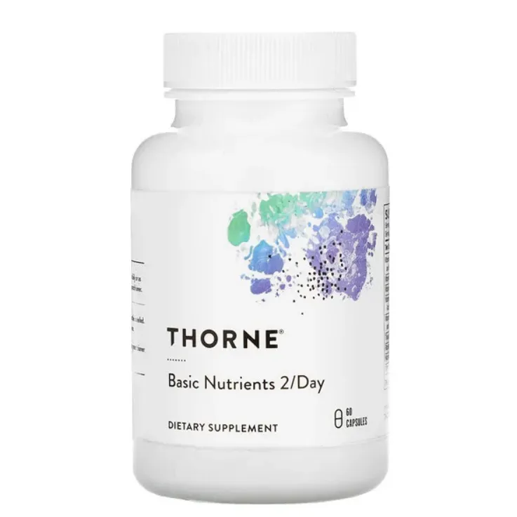 Dietary Supplement Basic Nutrients 2/Day, 60 Capsules, Thorne Research