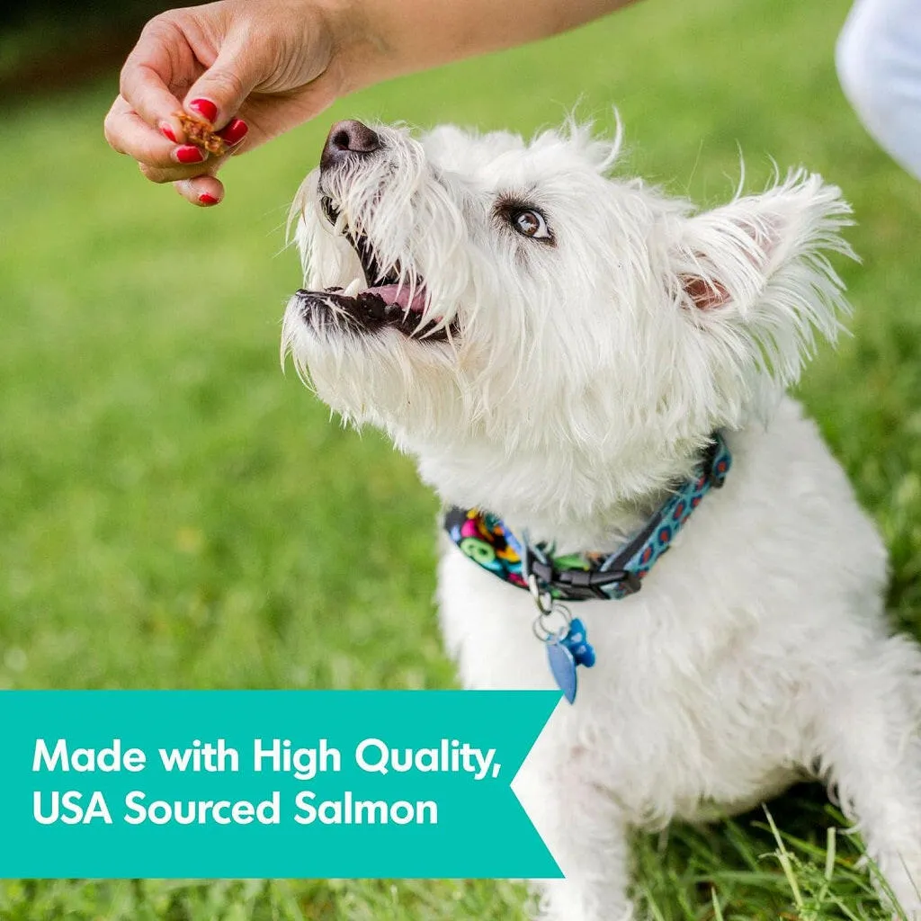 Dogswell Jerky Skin & Coat Salmon Grain-Free Treats for Dogs