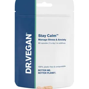 DR. VEGAN - Stay Calm | 30 Capsules | For Anxiety, Stress & Focus