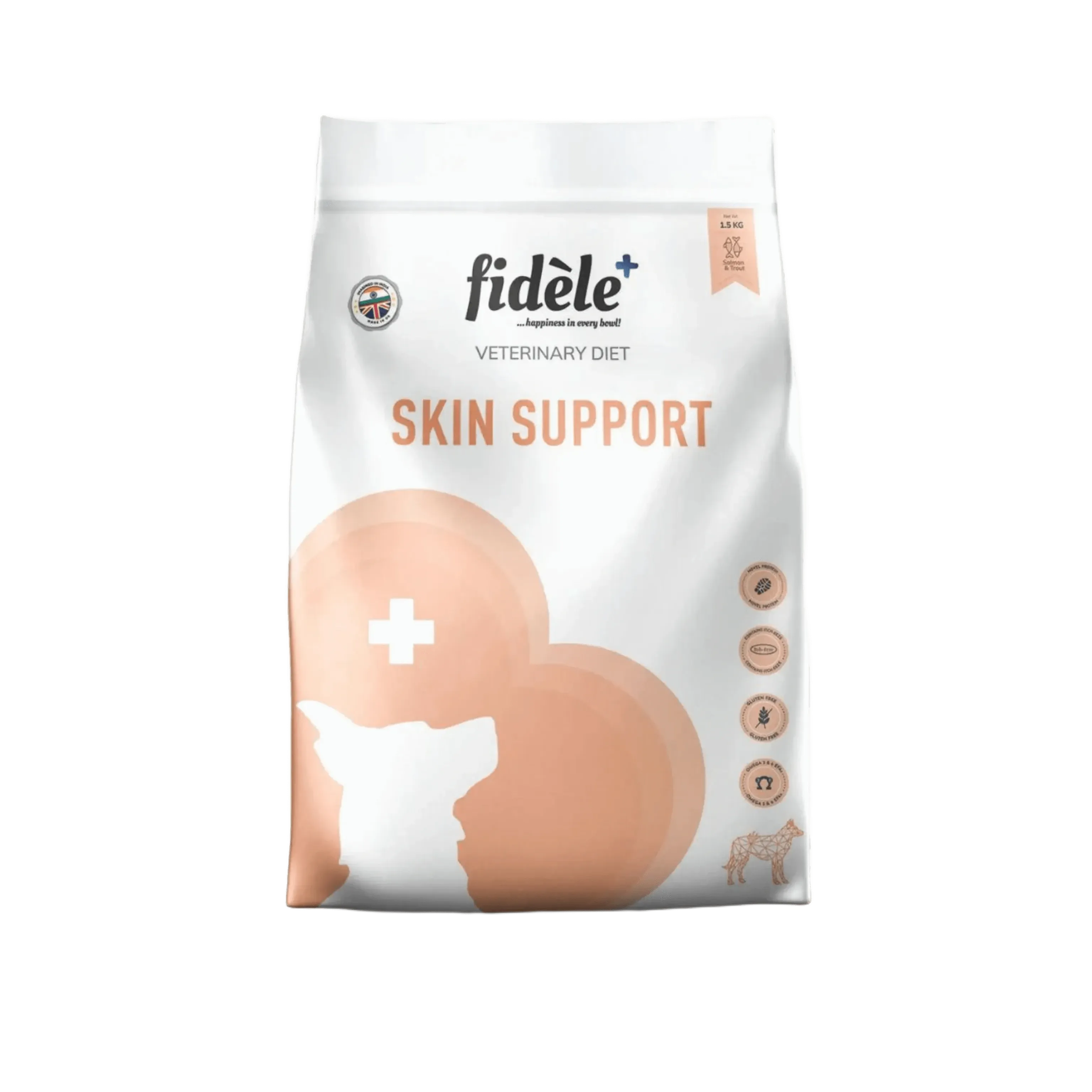 FIDELE PLUS SKIN SUPPORT DRY FOOD (S)