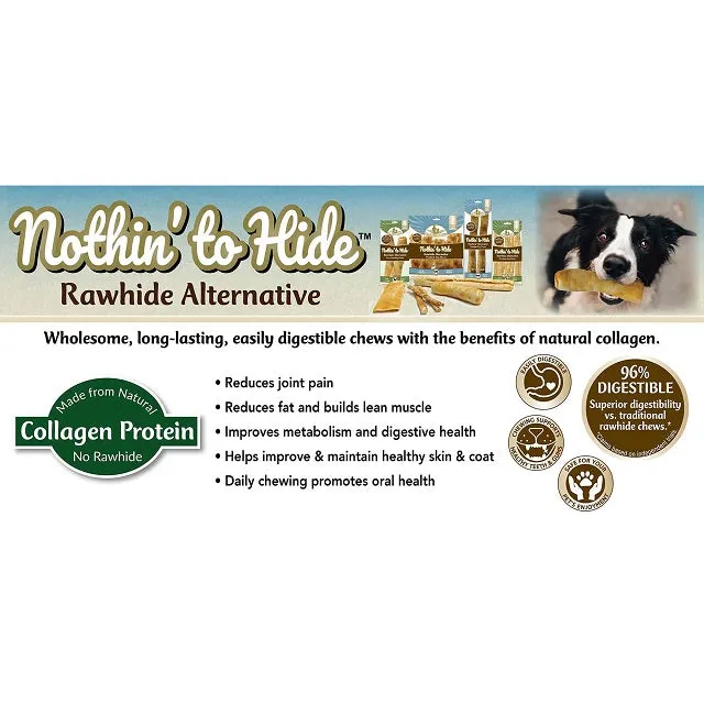 Fieldcrest Farms Nothin to Hide Flip Chips Beef Dog Chew, 8-Pack