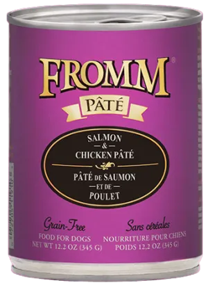 Fromm Salmon & Chicken Paté Canned Food for Dogs