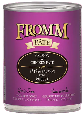 Fromm Salmon & Chicken Paté Canned Food for Dogs