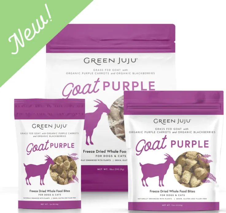 Green JuJu Freeze-Dried Meal Toppers and Treats
