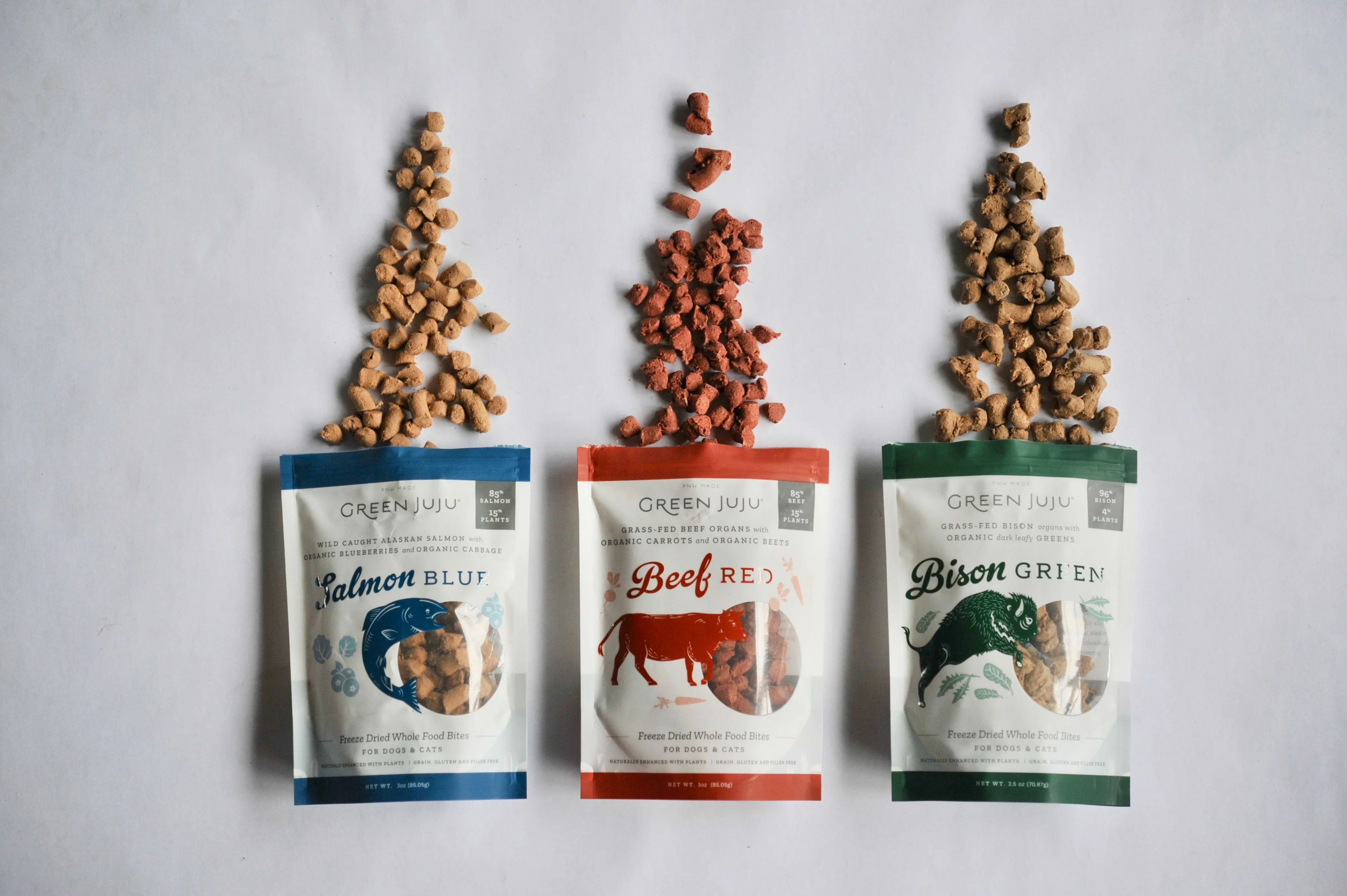 Green JuJu Freeze-Dried Meal Toppers and Treats