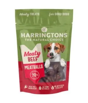 Harringtons Beef Meatballs High Meat Dog Treats - 70G