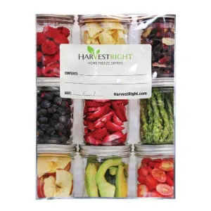 Harvest Right 50-pack Resealable Mylar Bags - 10 x 14