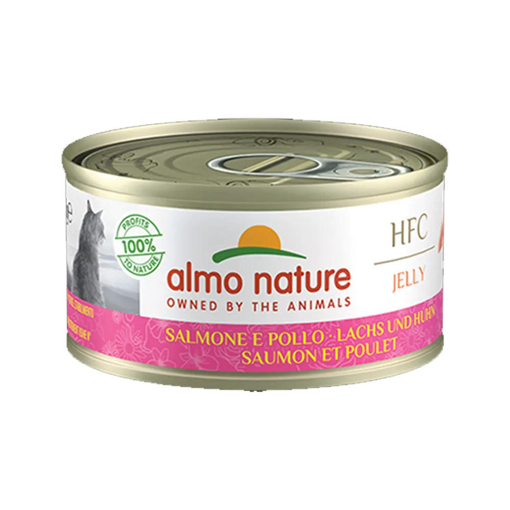 HFC Jelly Salmon & Chicken Cat Can