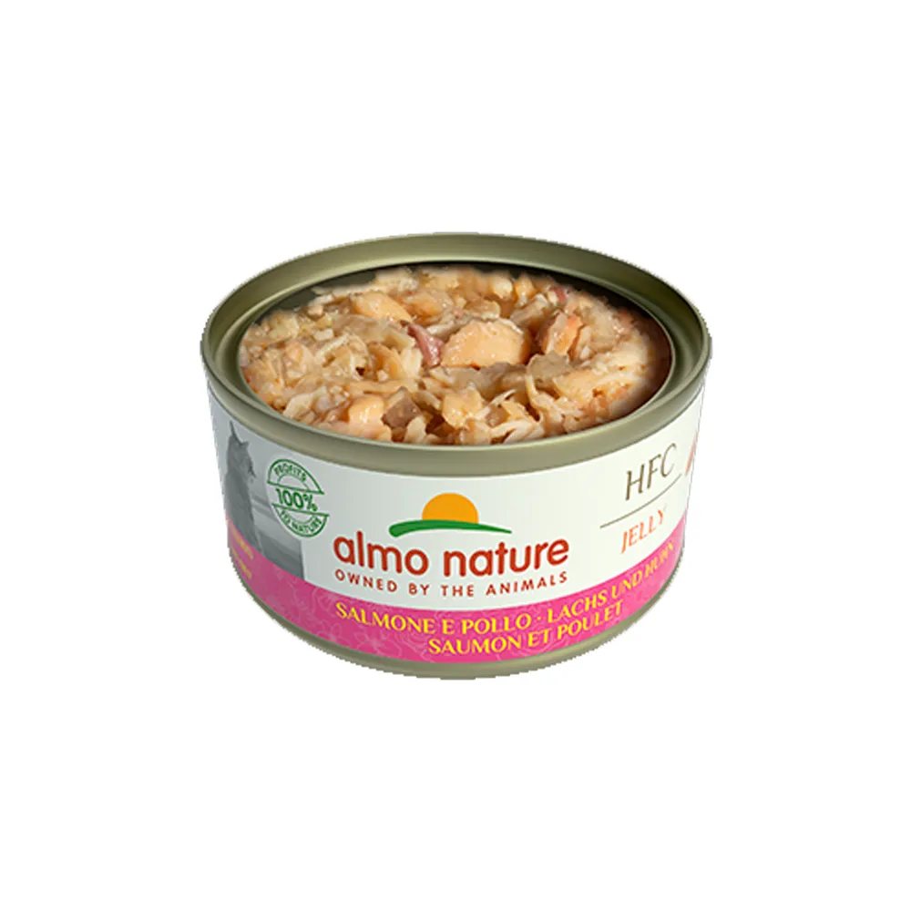 HFC Jelly Salmon & Chicken Cat Can