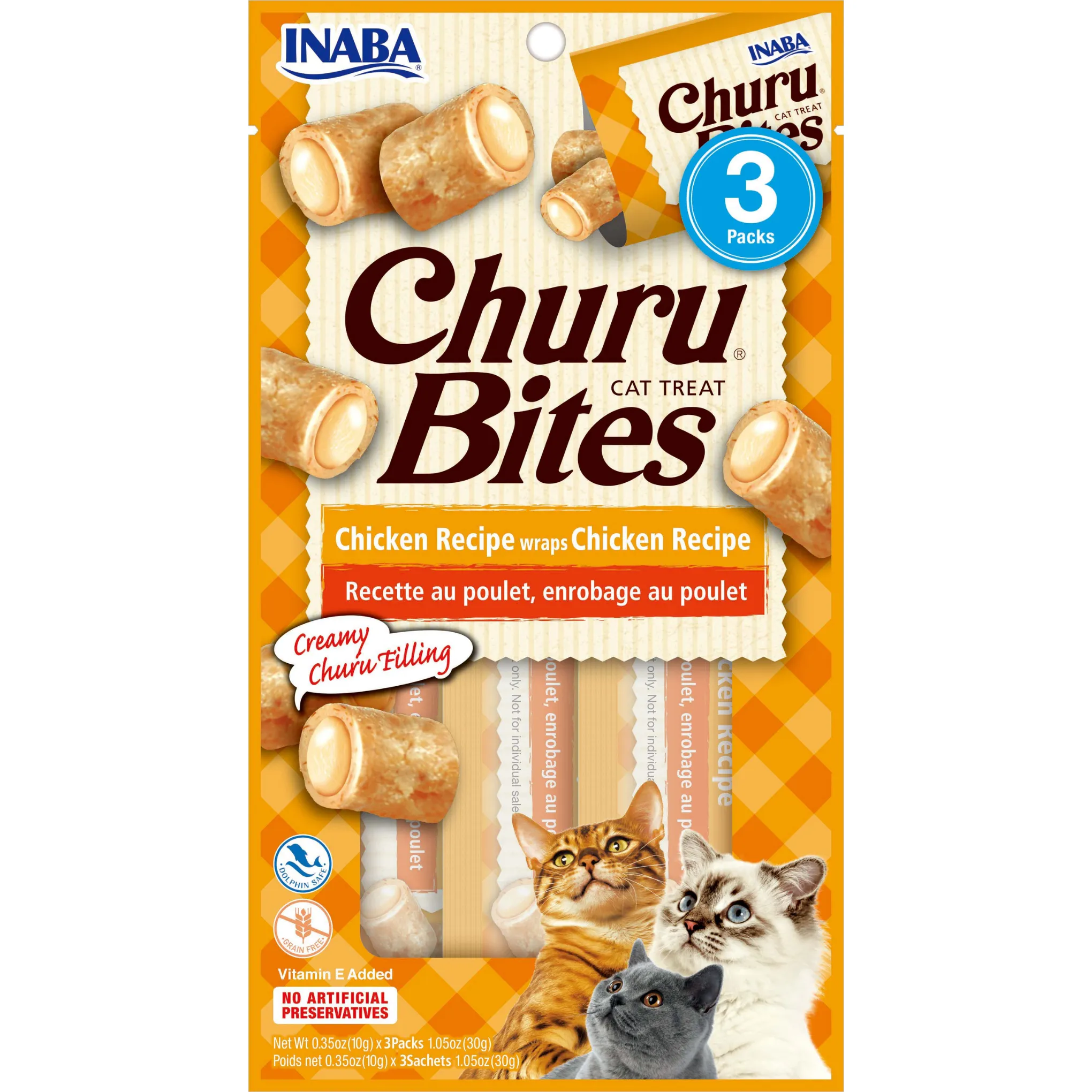 Inaba Cat Treat Churu Bites Chicken Wraps 30g
