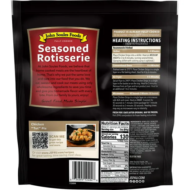 JOHN SOULES SEASONED ROTISSERIE CHICKEN