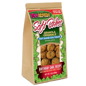 K9 Granola Factory - Soft Bakes Bites Birthday Cake Treat
