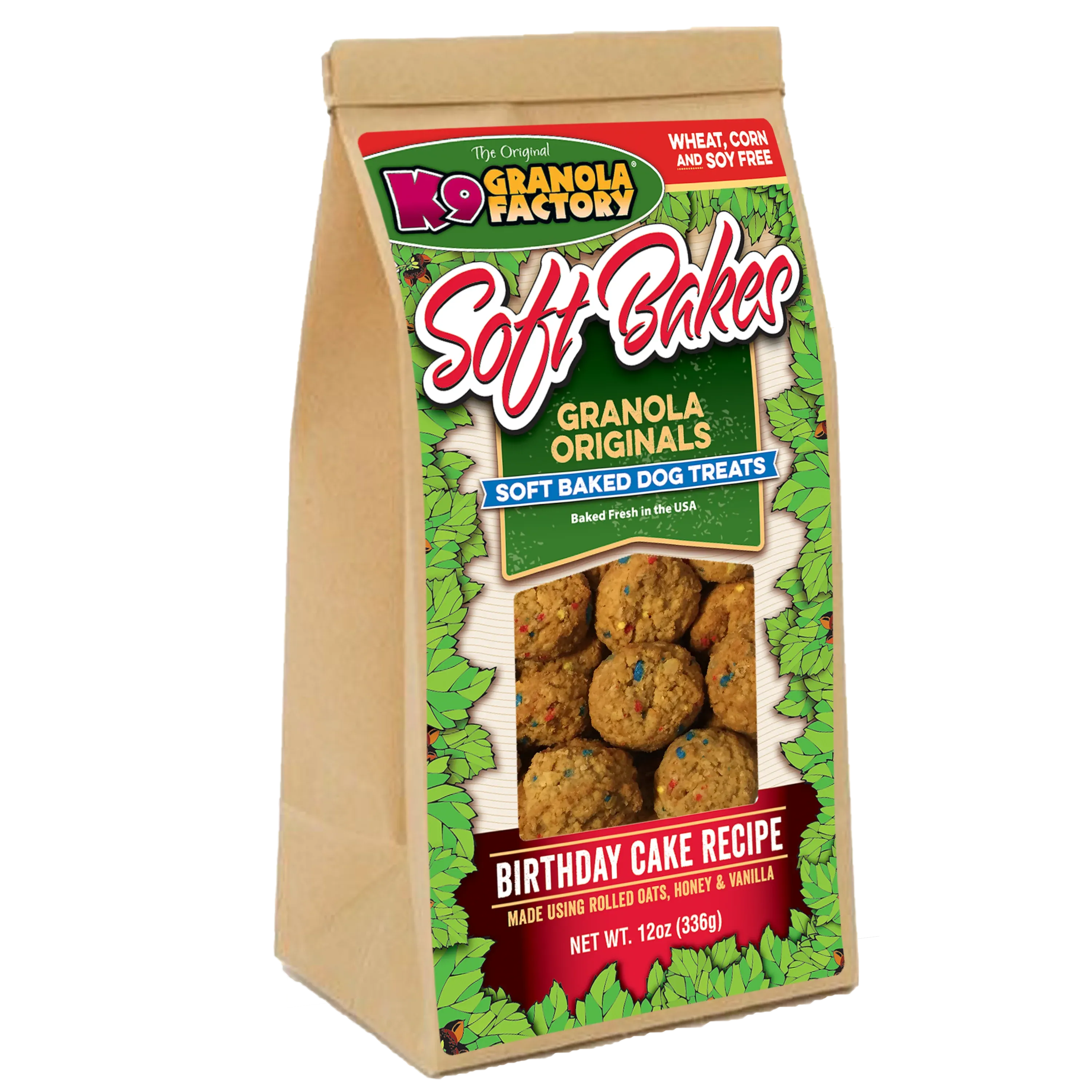 K9 Granola Factory - Soft Bakes Bites Birthday Cake Treat
