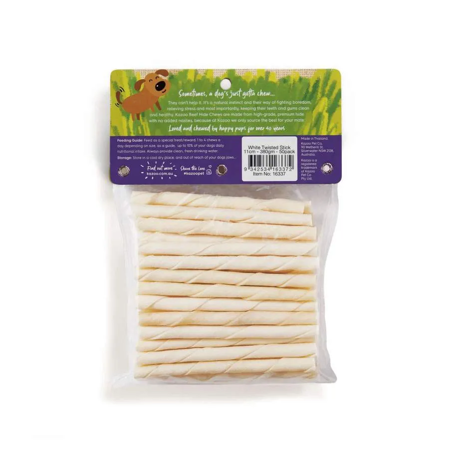 Kazoo White Twisted Stick