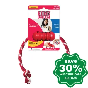 Kong - Dental with Rope - Medium
