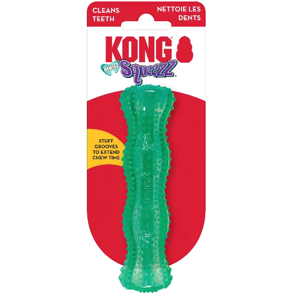 KONG Squeezz Dental Stick Dog Toy