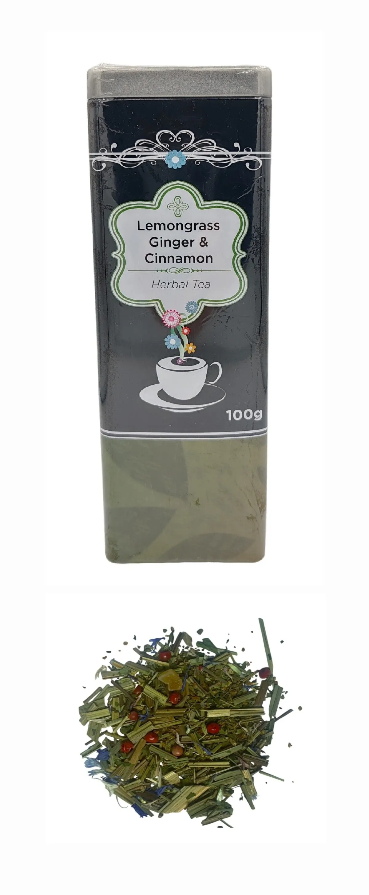 Lemongrass, Ginger & Cinnamon Tea 100g - Cildan Tea Merchant