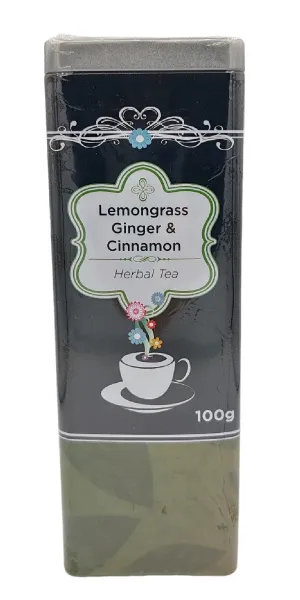 Lemongrass, Ginger & Cinnamon Tea 100g - Cildan Tea Merchant