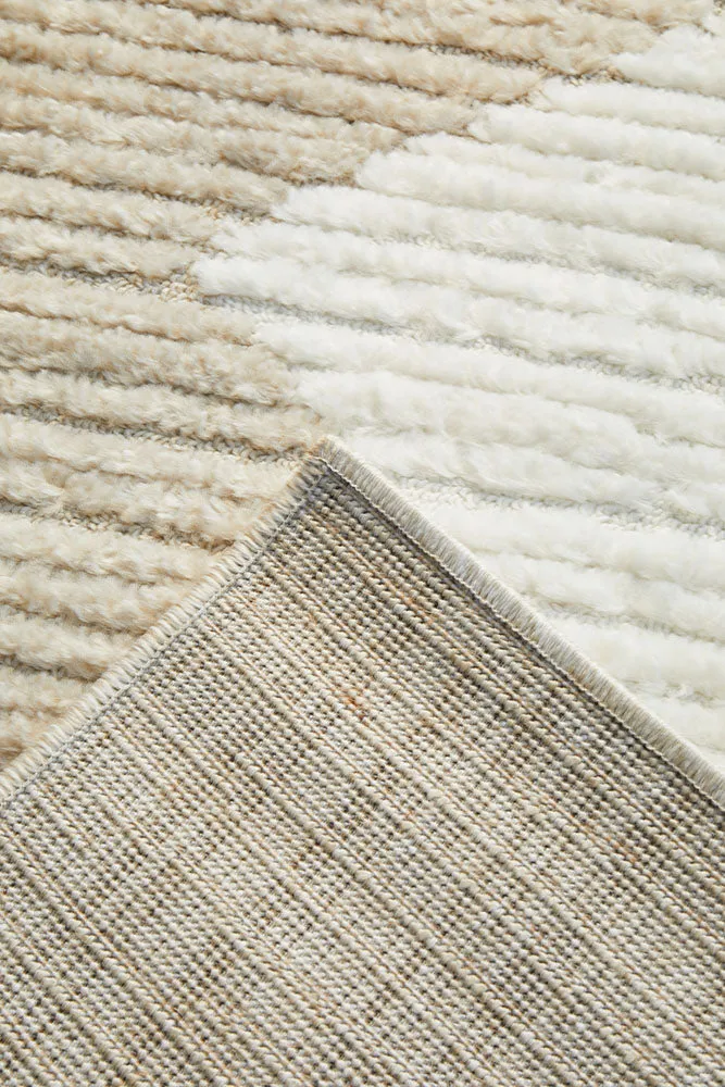 Marigold Payton Diamond Ivory Rug - Luxe Home Look