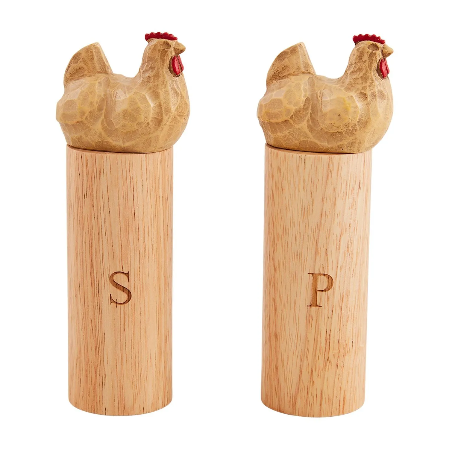 Mud Pie Chicken Salt & Pepper Grinder Set