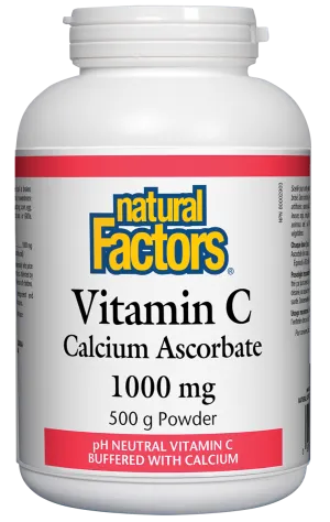 Natural Factors Calcium Ascorbate Powder (500g)