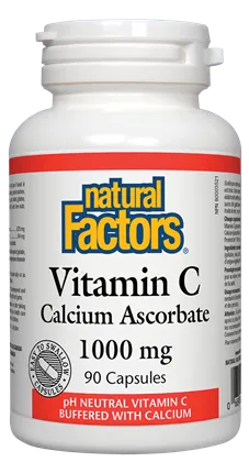Natural Factors Vitamin C Calcium Ascorbate (1000mg) (90 Capsules)