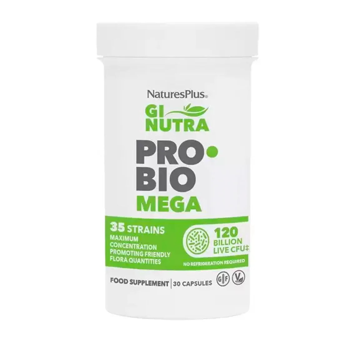 Nature's Plus GI Nutra Probiotic Mega 30 Capsules