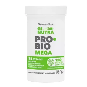 Nature's Plus GI Nutra Probiotic Mega 30 Capsules