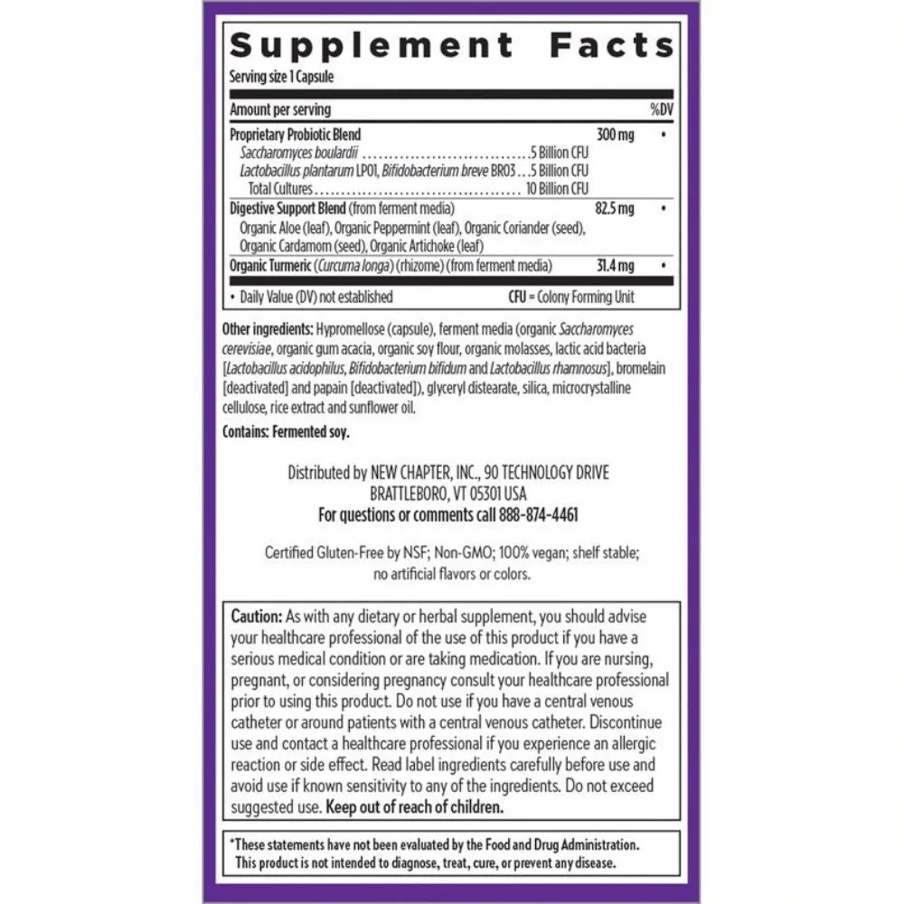 New Chapter All-Flora Probiotic 30 Capsules