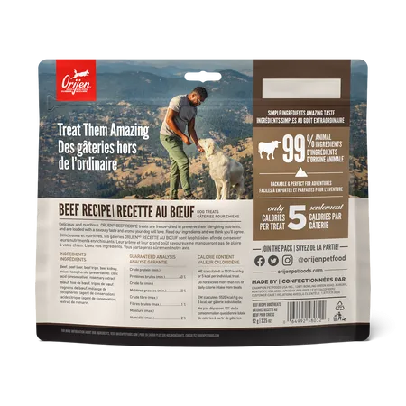 Orijen Beef Recipe Dog Treat 92 gr