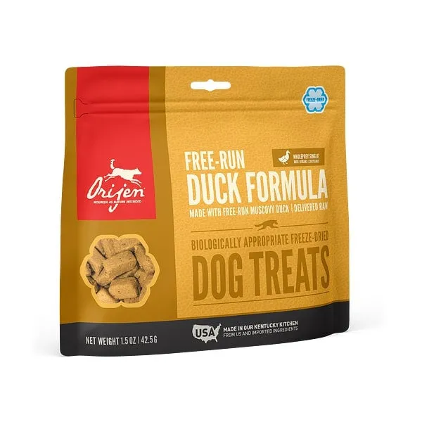 ORIJEN Freeze Dried Free Run Duck Dog Treats