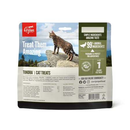 ORIJEN Grain Free Freeze Dried Tundra Cat Treats