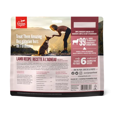 Orijen Romney Lamb Dog Treat 92g