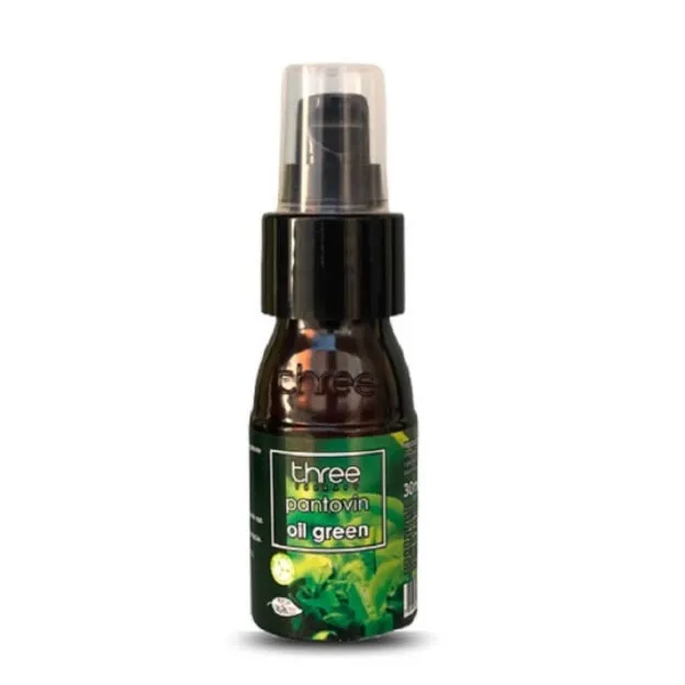 Pantovin Oil Green Vegan Humectant Restore Hair Treatment 30ml - Three Therapy