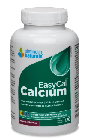 Platinum Naturals EasyCal Calcium (120SGels)